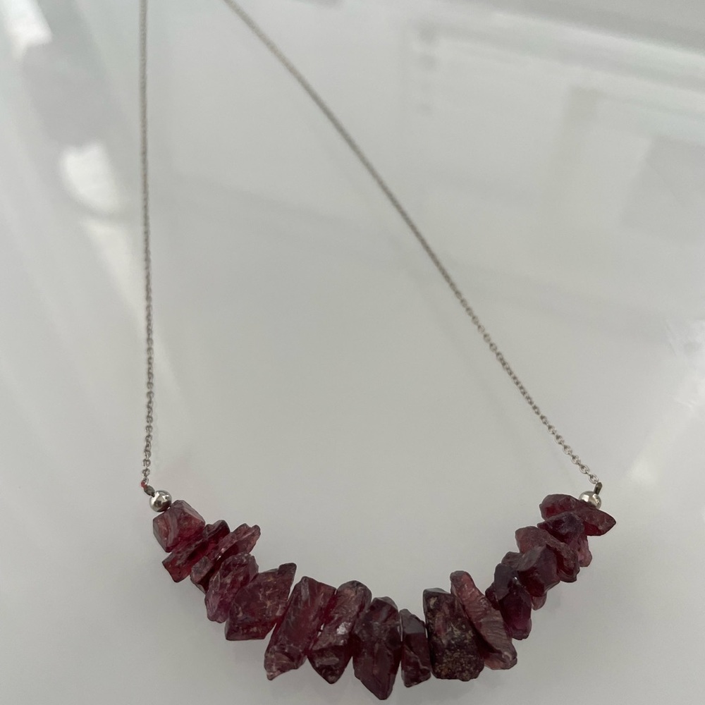 Elegant Red Stone Necklace